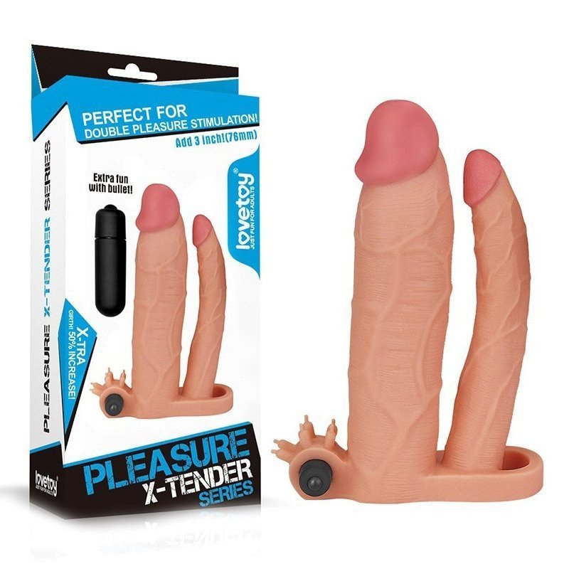 Vibruojanti penio mova „Pleasure X-Tender Nr. 3“ - Love Toy