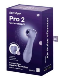 Išmanusis vibruojantis klitorinis stimuliatorius „Pro 2 Generation 3“ - Satisfyer