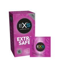 Saugesni prezervatyvai „Extra Thick“, 12 vnt. - EXS Condoms