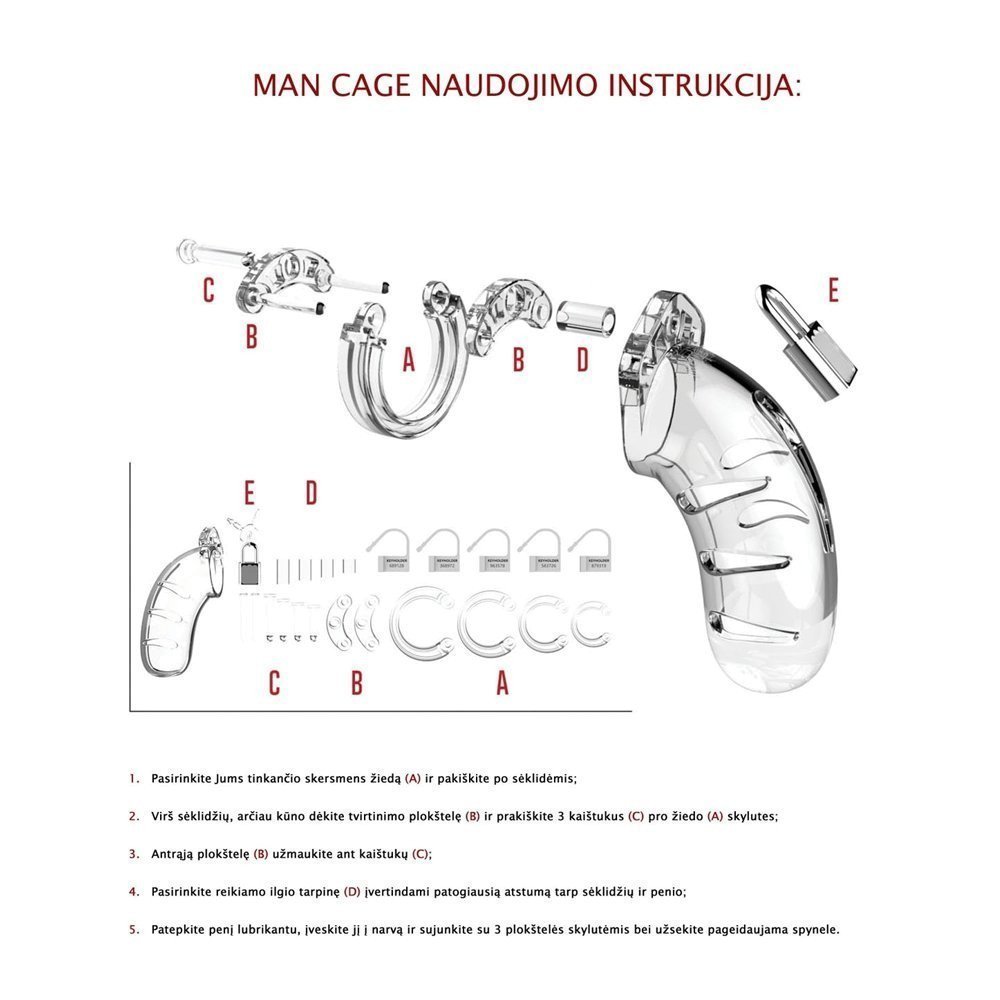 Penio narvas „Chastity Cage Nr. 2“ - Man Cage