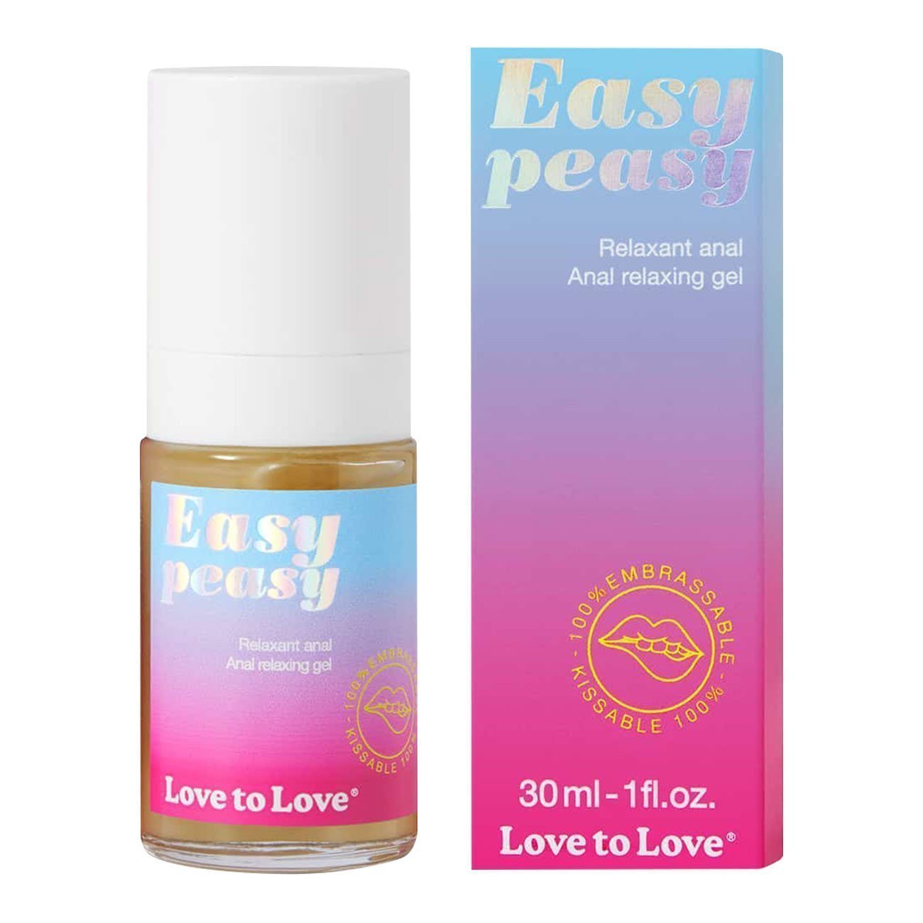 Atpalaiduojantis gelis analiniam seksui „Easy Peasy“, 30 ml - Love to Love