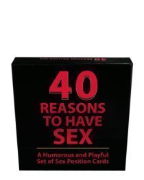 Erotinis žaidimas „40 Reasons to Have Sex“ - Kheper Games