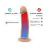 Dvigubas vibruojantis dildo „Vibrations 8-7 Model 1“ - Silex-D