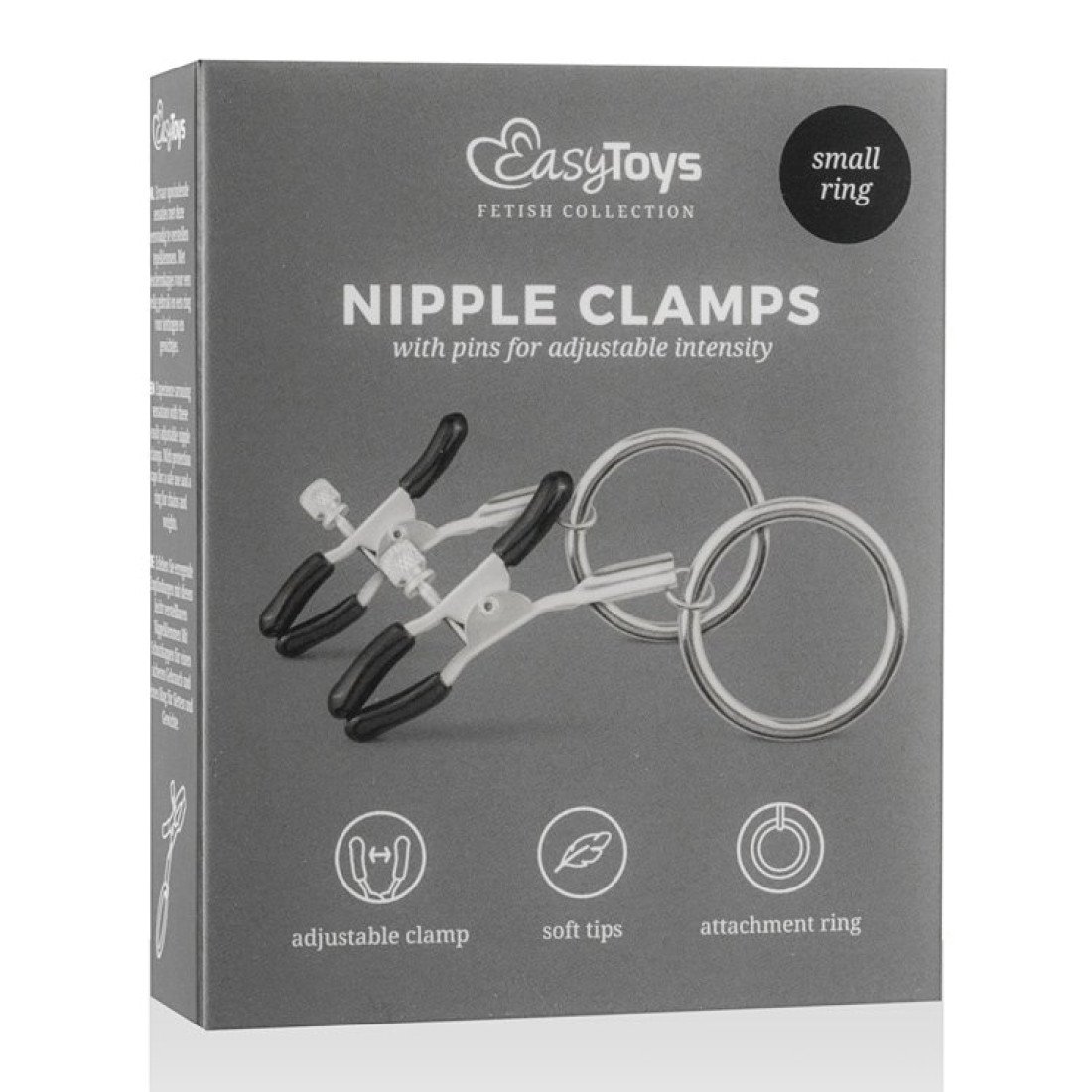Spenelių spaustukai „Nipple Clamps with Pins“ - EasyToys