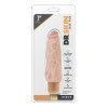 Vibruojantis dildo „Dr. Skin Vibe 9“ - Blush