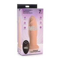 Pripučiamas vibruojantis dildo „7X Silicone Dildo 7 Inch“ - XR