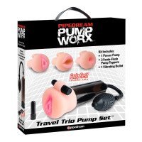 Penio pompos ir movų rinkinys „Travel Trio Pump Set“ - Pump Worx