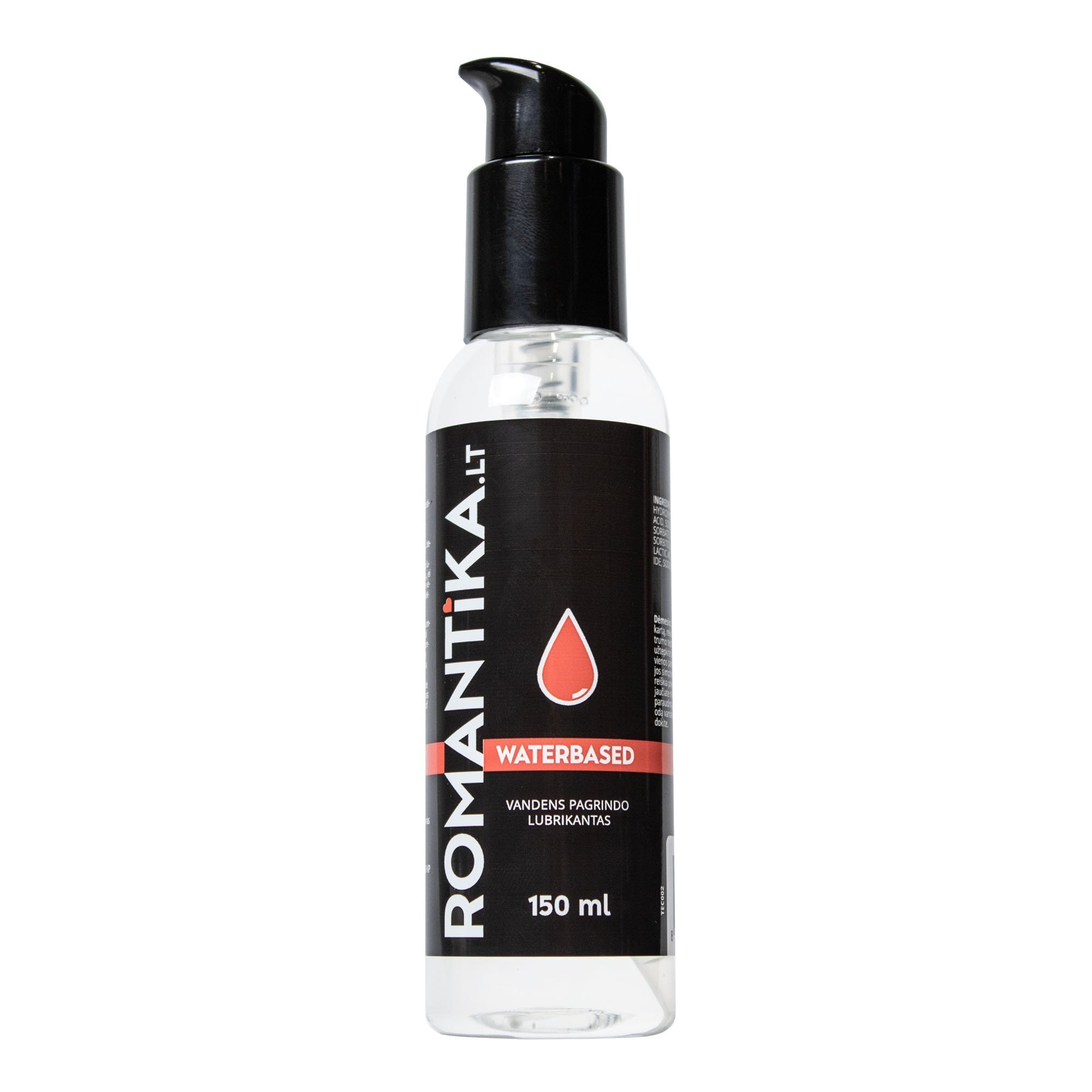 Vandens pagrindo lubrikantas „Romantika Waterbased“, 150 ml - Romantika.lt