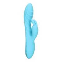 Vibratorius kiškutis „Ribbed Ultra Soft Silicone Rabbit Vibrator“ - Loveline