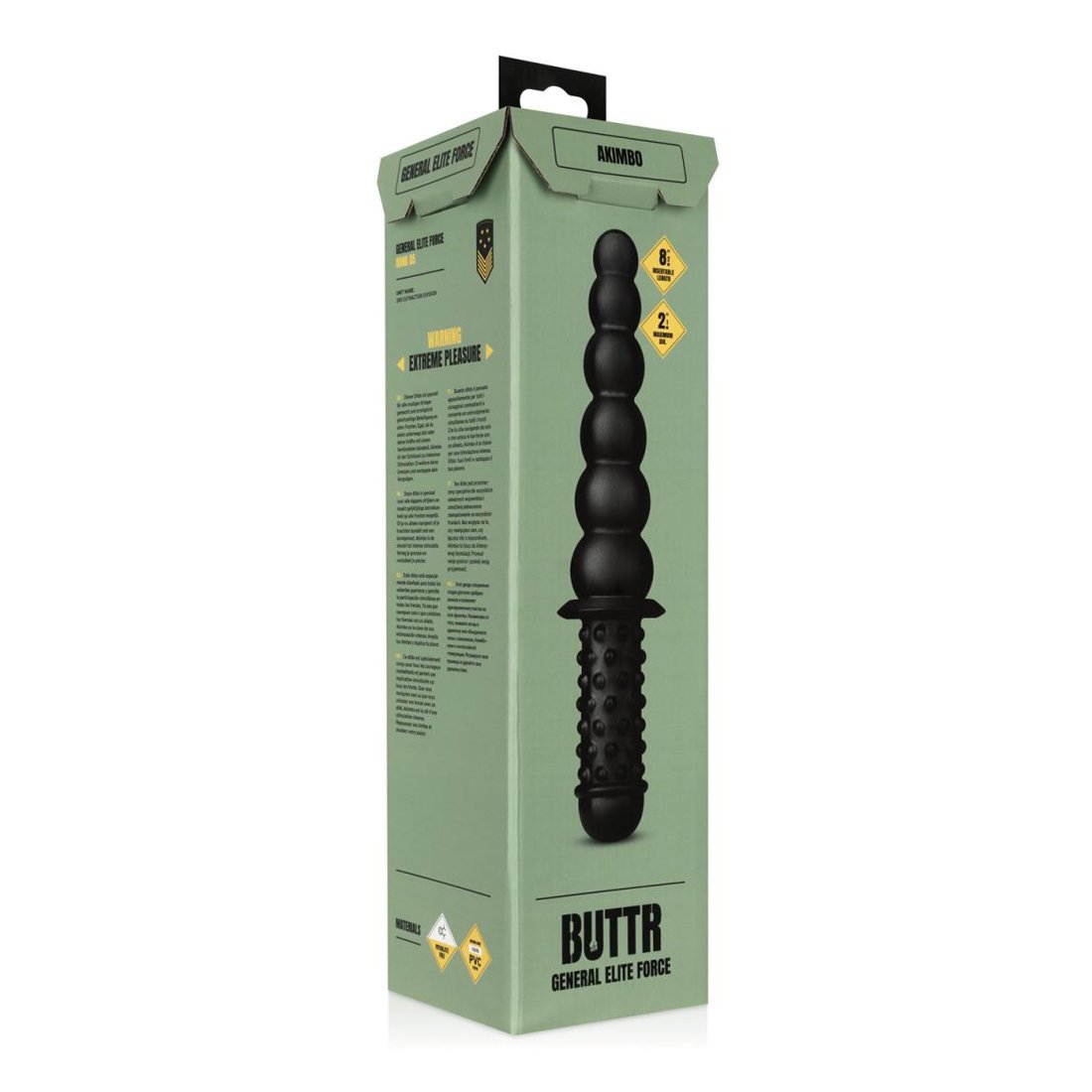 Dvigubas analinis dildo „Akimbo“ - Buttr