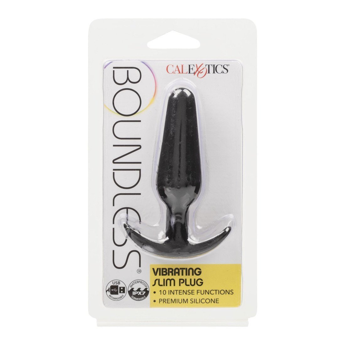 Vibruojantis analinis kaištis „Boundless Vibrating Slim Plug“ - CalExotics