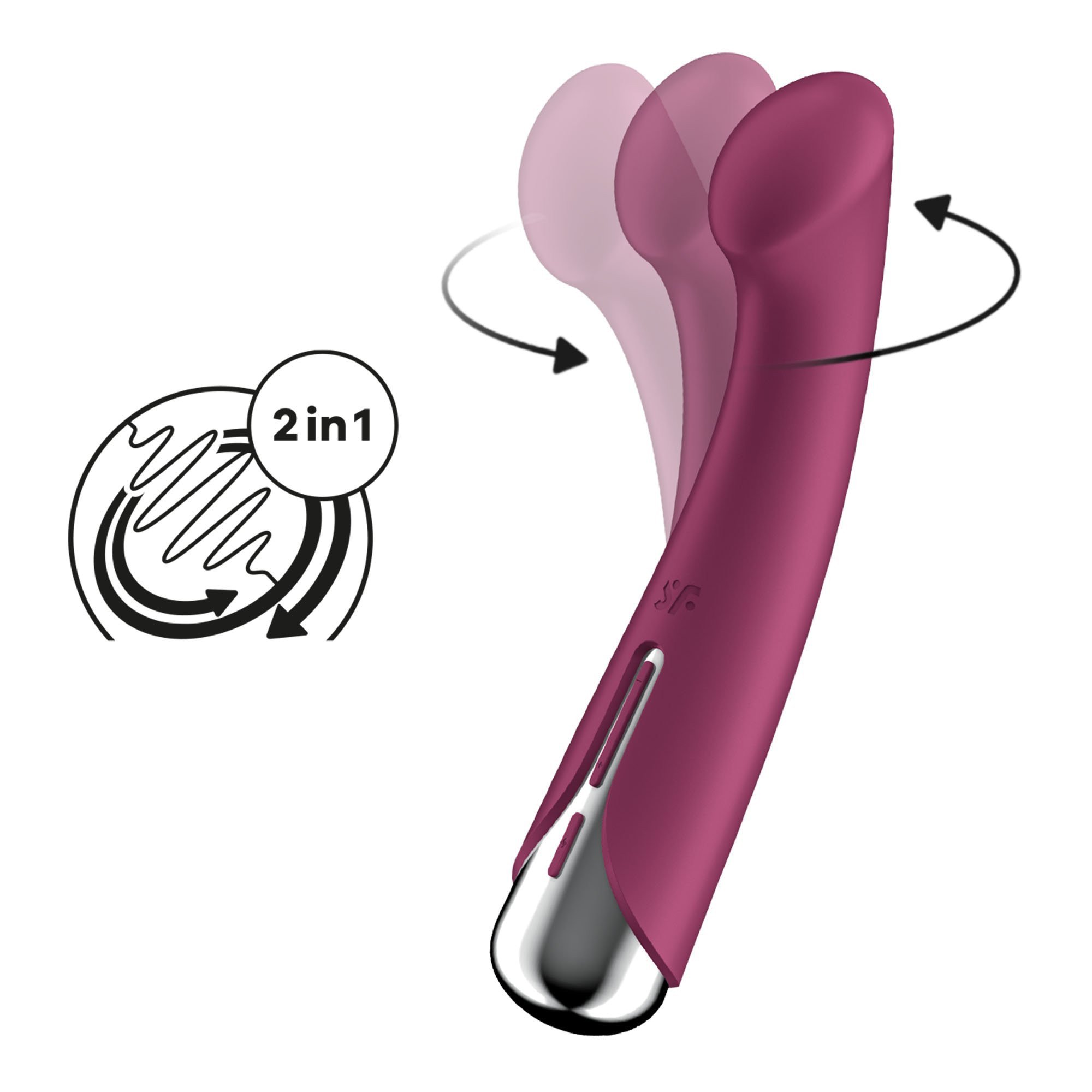 G taško vibratorius „Spinning G-Spot 1“ - Satisfyer