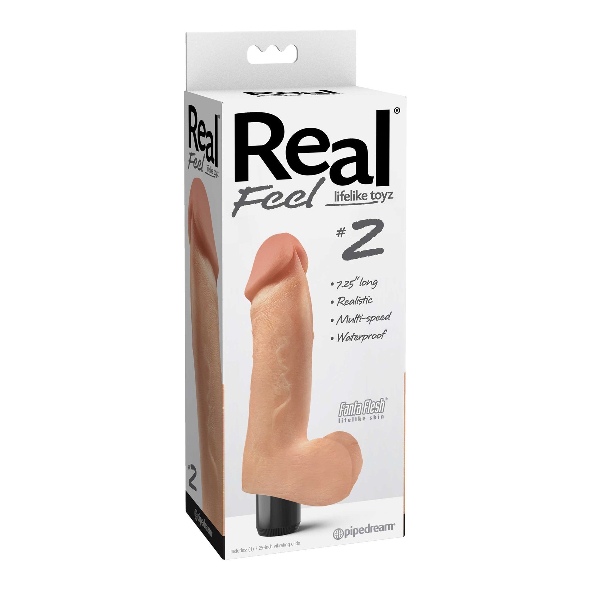 Vibruojantis falo imitatorius „Real Feel Nr. 2“ - Pipedream