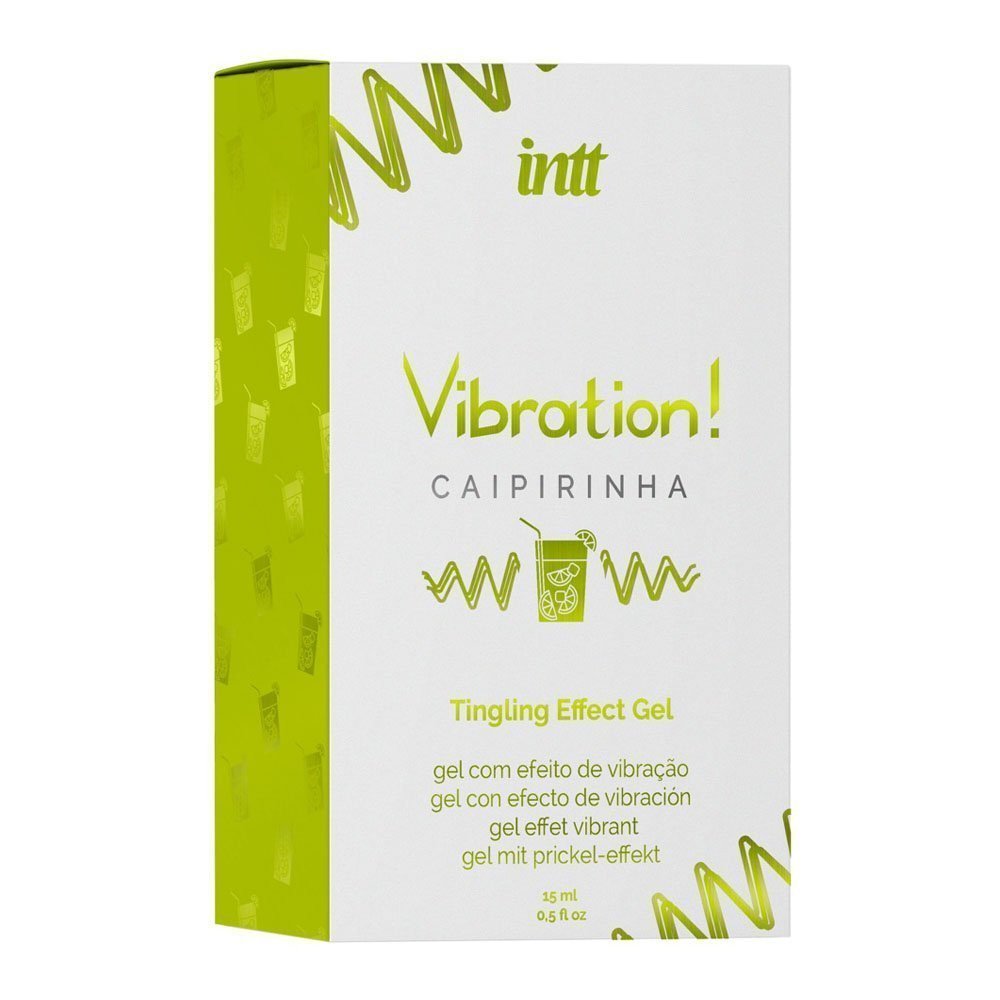 Stimuliuojantis gelis „Vibration! Caipirinha“, 15 ml - Intt