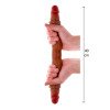 Dvigubas dildo „Foreskin Doubledong 40 cm“ - Get Real