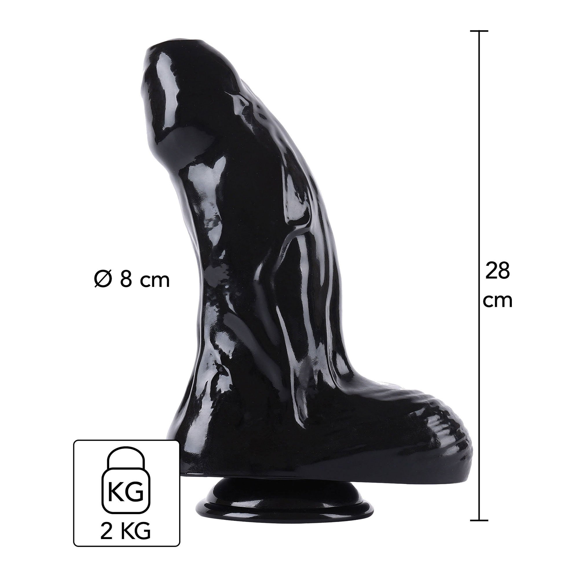 XL falo imitatorius „Dong Xtra Thick“ - Extreme