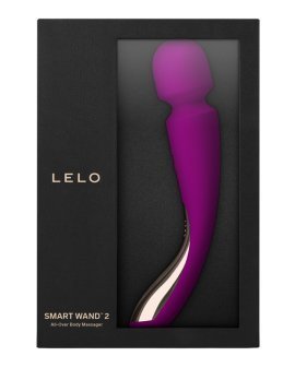 Purpurinis vibruojantis masažuoklis „Smart Wand 2 Medium“ - LELO