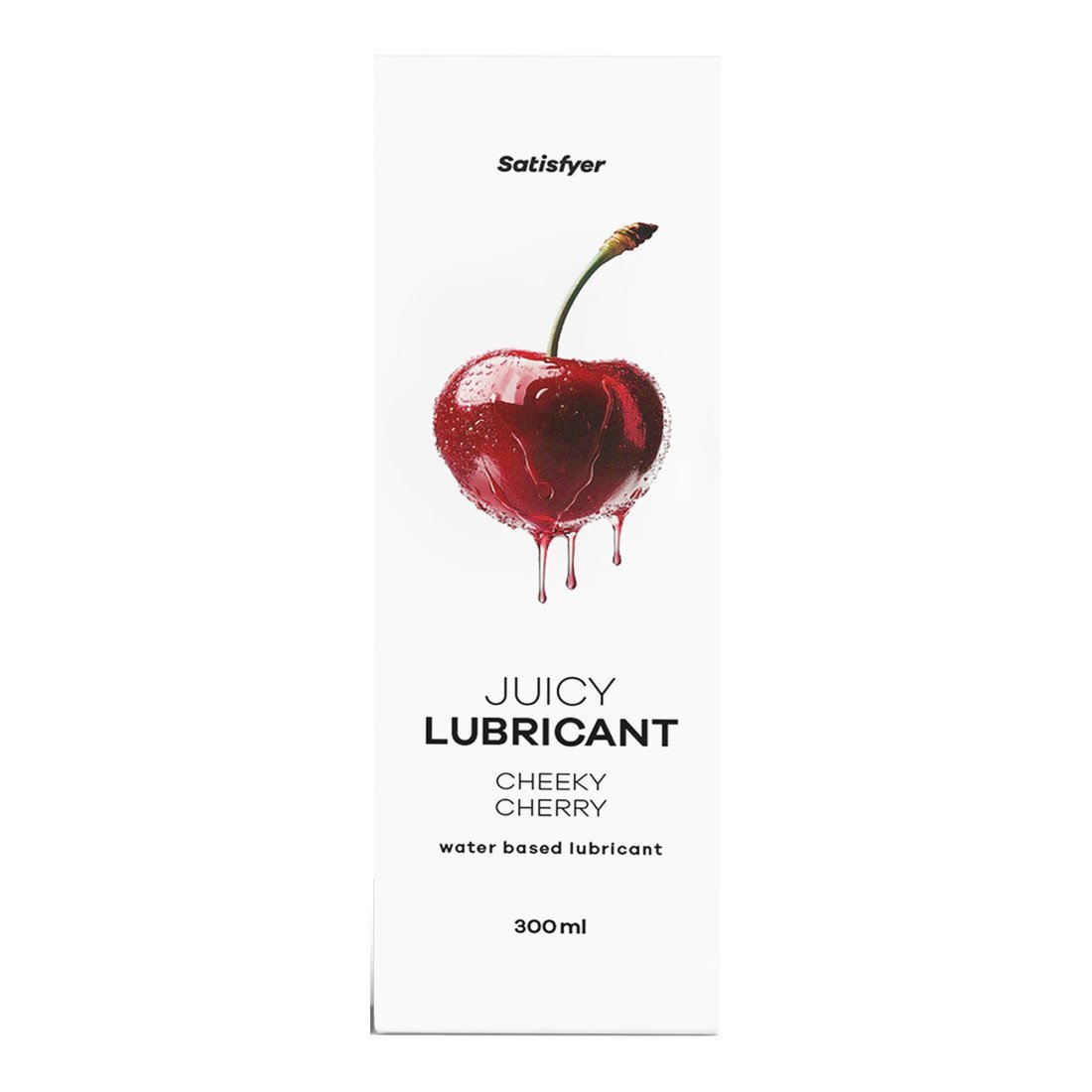 Vandens pagrindo lubrikantas „Cheeky Cherry“, 300 ml - Satisfyer