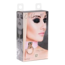 Antkaklis „O-Ring Collar Pink Gold“ - Kinky Diva