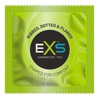 Stimuliuojantys prezervatyvai „Ribbed & Dotted“, 48 vnt. - EXS Condoms