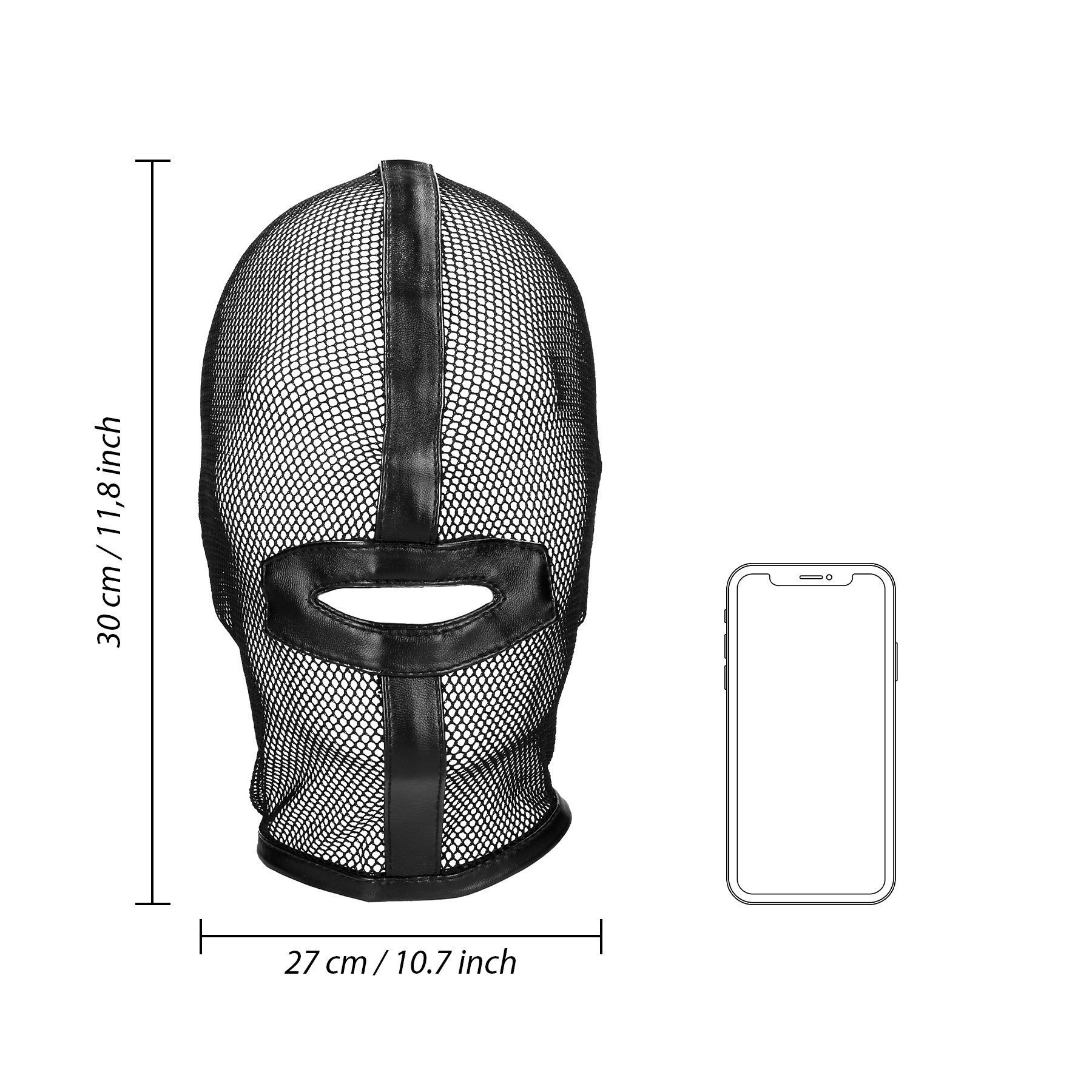 Kaukė „Fishnet Mask“ - Ouch!