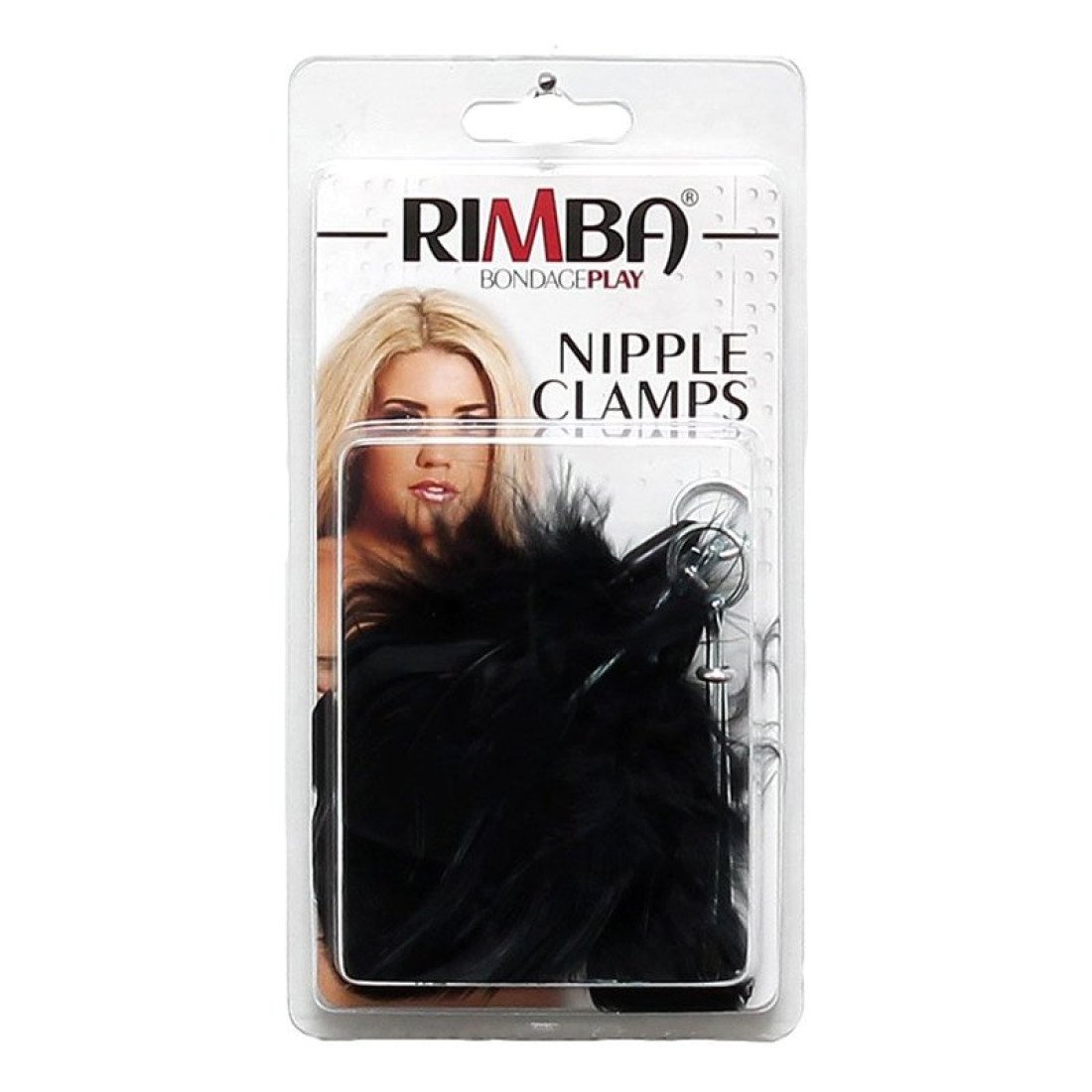Spenelių spaustukai „Nipple Clamps with Feathers“ - Rimba