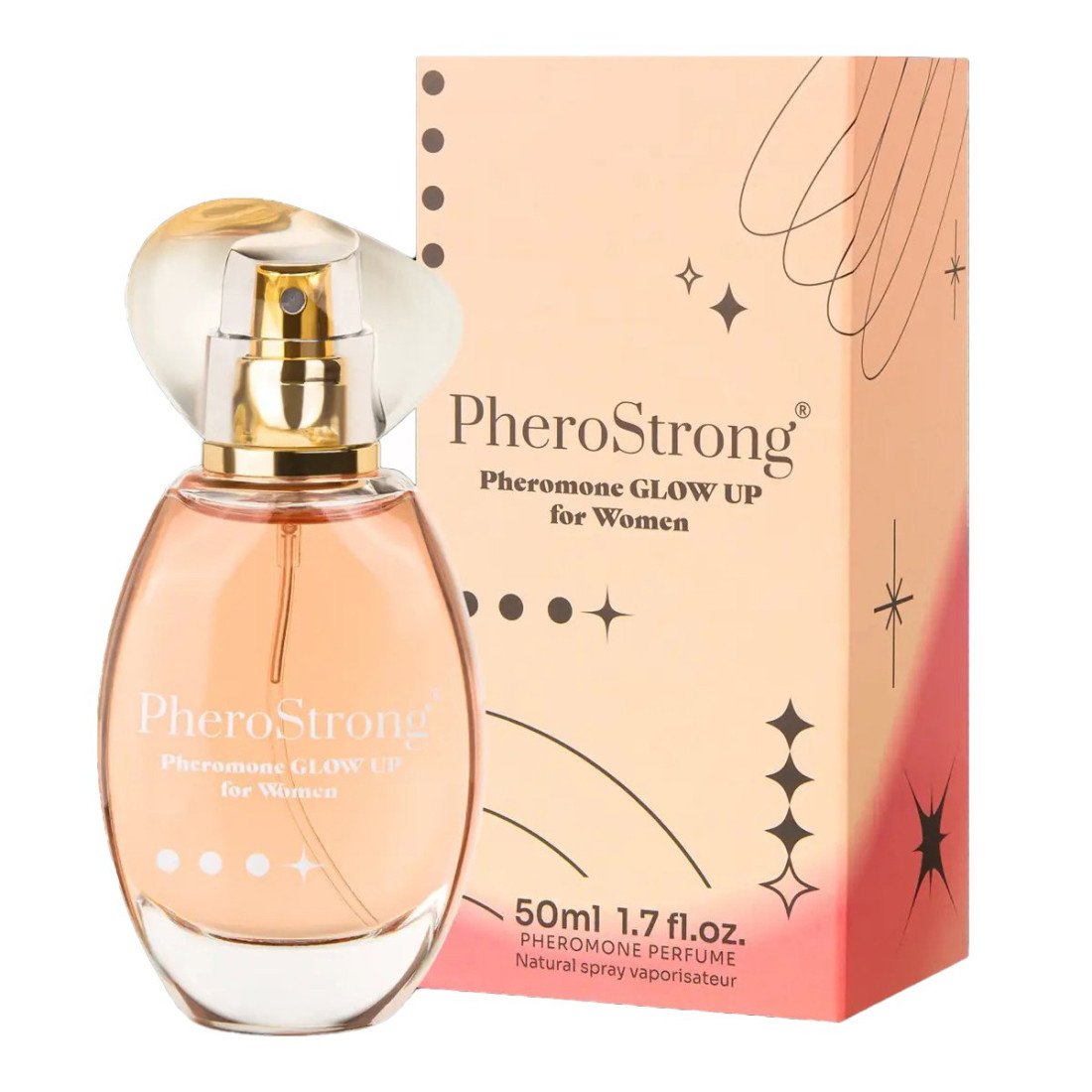 Feromoniniai kvepalai moterims „Glow Up for Women“, 50 ml - PheroStrong