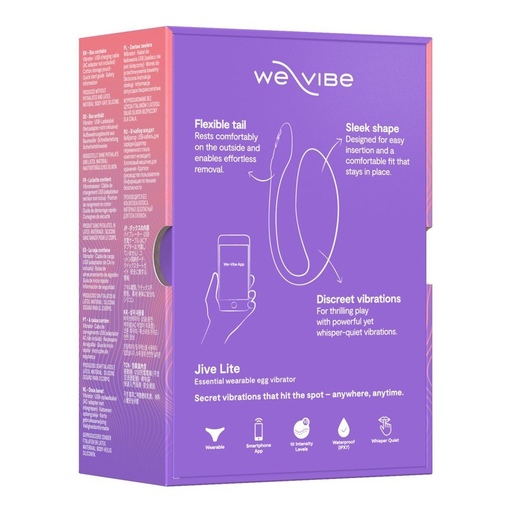 Išmanusis vibruojantis kiaušinėlis „Jive Lite“ - We-Vibe