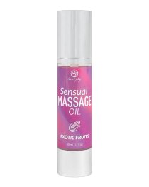 Masažo aliejus „Sensual Massage Oil Exotic Fruits“, 50 ml - Secret Play