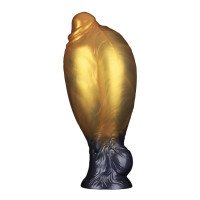Pripučiamas silikoninis dildo „Aerosx Nr. 8.0 Gold/Black“ - Lovetoy