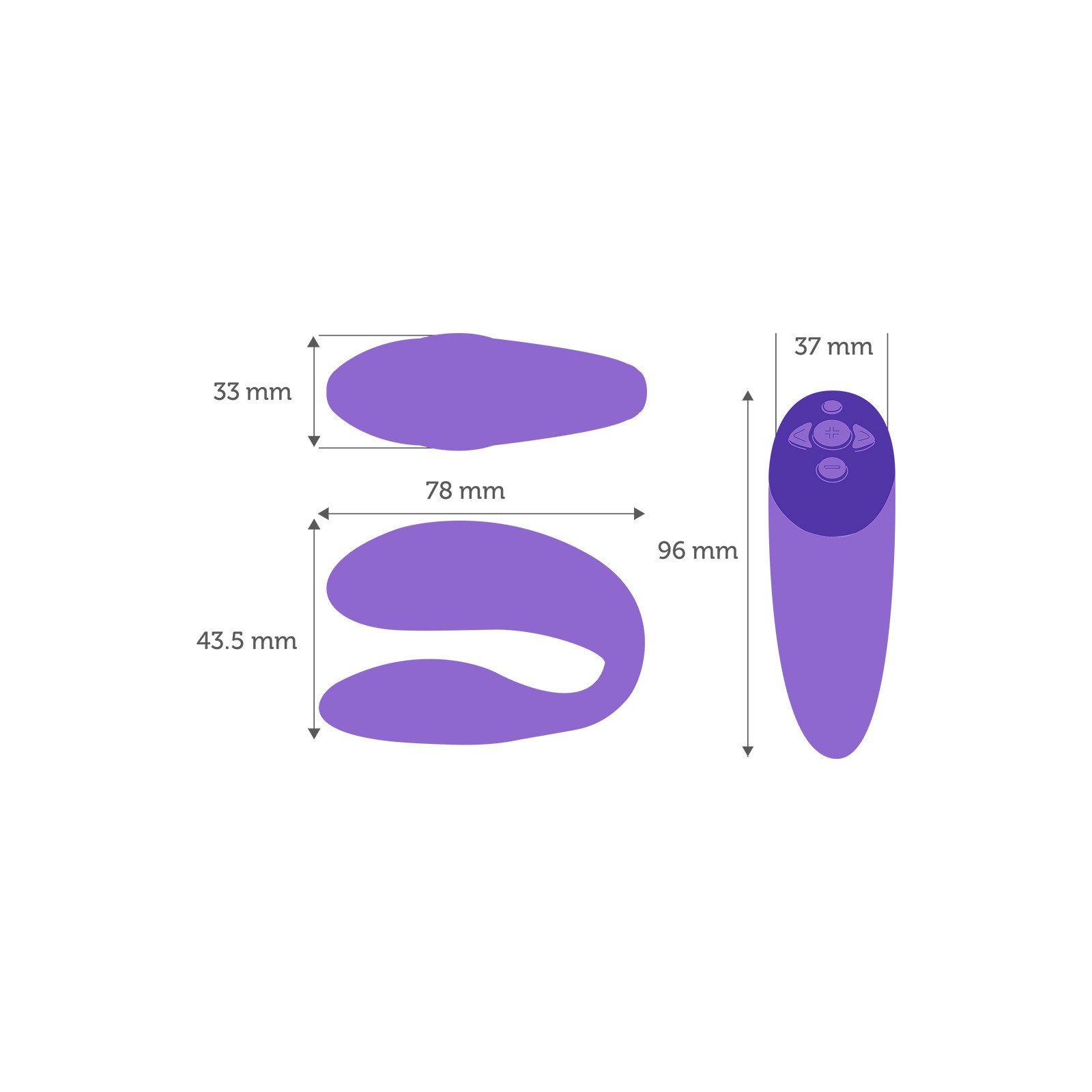 Išmanusis vibratorius poroms „We-Vibe Chorus“ - We-Vibe