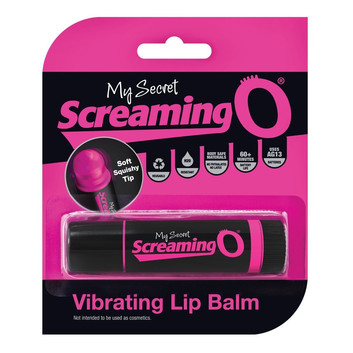 Vibruojanti kulka „Vibrating Lip Balm“ - Screaming O
