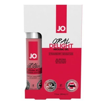 Gelis oraliniam seksui „Oral Delight Strawberry“, 30 ml - System JO