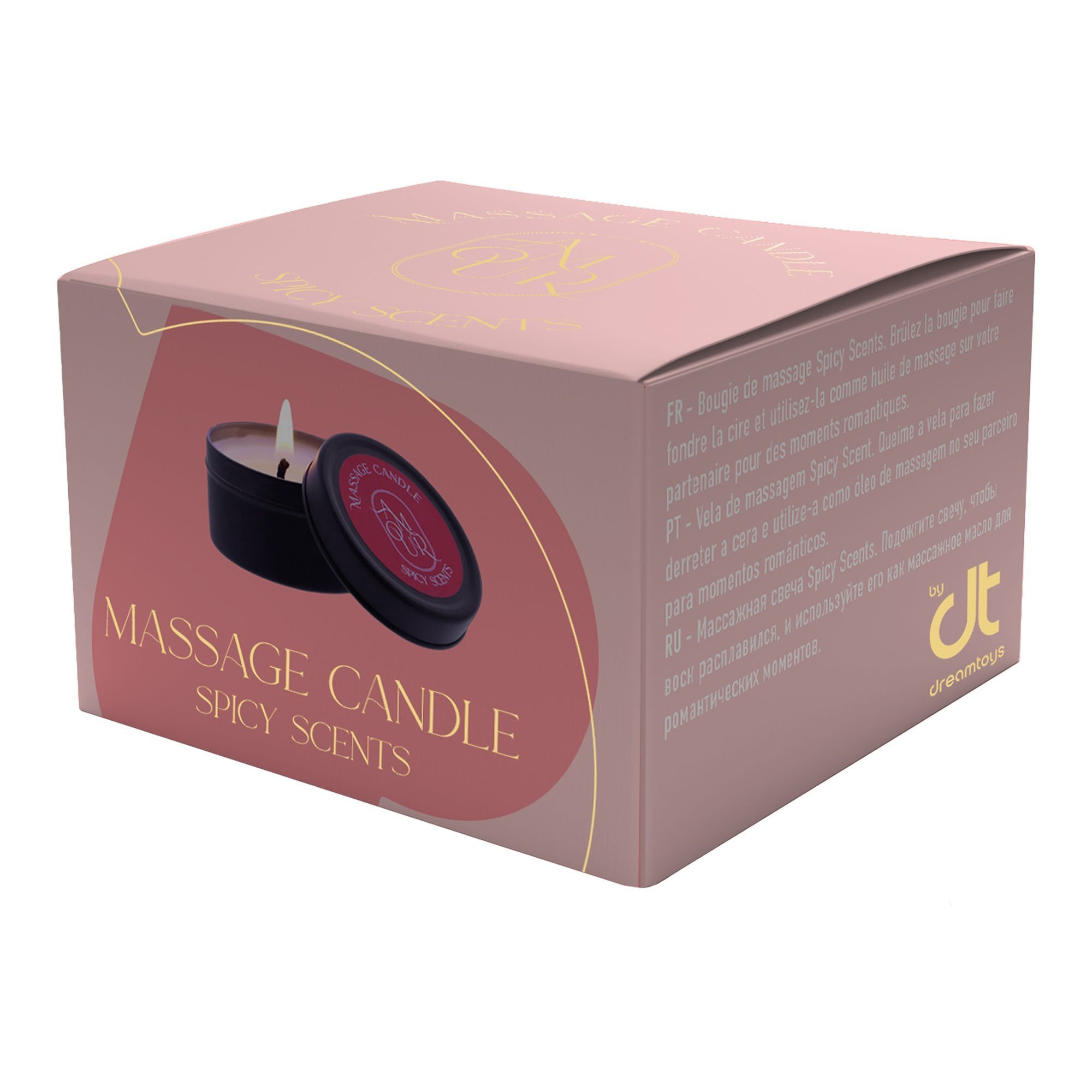 Masažinė žvakė „Amour Spicy Scents“, 30 ml - Dream Toys