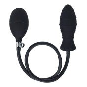 Pripučiamas analinis kaištis „Ribbed Inflatable Silicone Anal Plug“