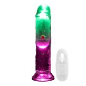 Vibruojantis dildo „LED Vibrating Cock 6“