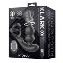 Vibruojantis prostatos masažuoklis - penio žiedas „Klark“ - Intoyou