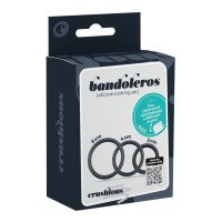 Penio žiedų rinkinys „Bandoleros” - Crushious