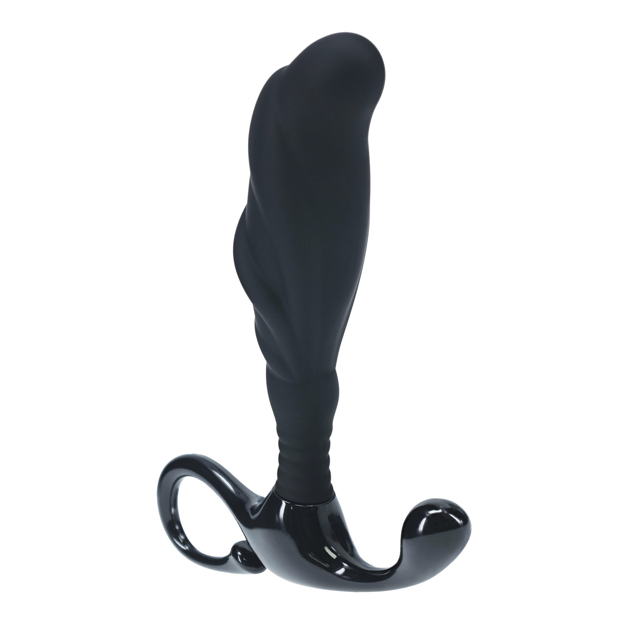 Prostatos masažuoklis „Rippled with Hard Loop Silicone Prostate Massager Large“ - Levelz