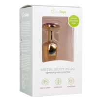 Mažas analinis kaištis „Round Gold Purple“ - EasyToys