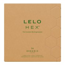 Prezervatyvai „HEX Organic Latex“, 36 vnt - LELO