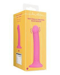 Vibruojantis silikoninis dildo „Non-Phallic Vibrating Dildo Medium“ - Loveline