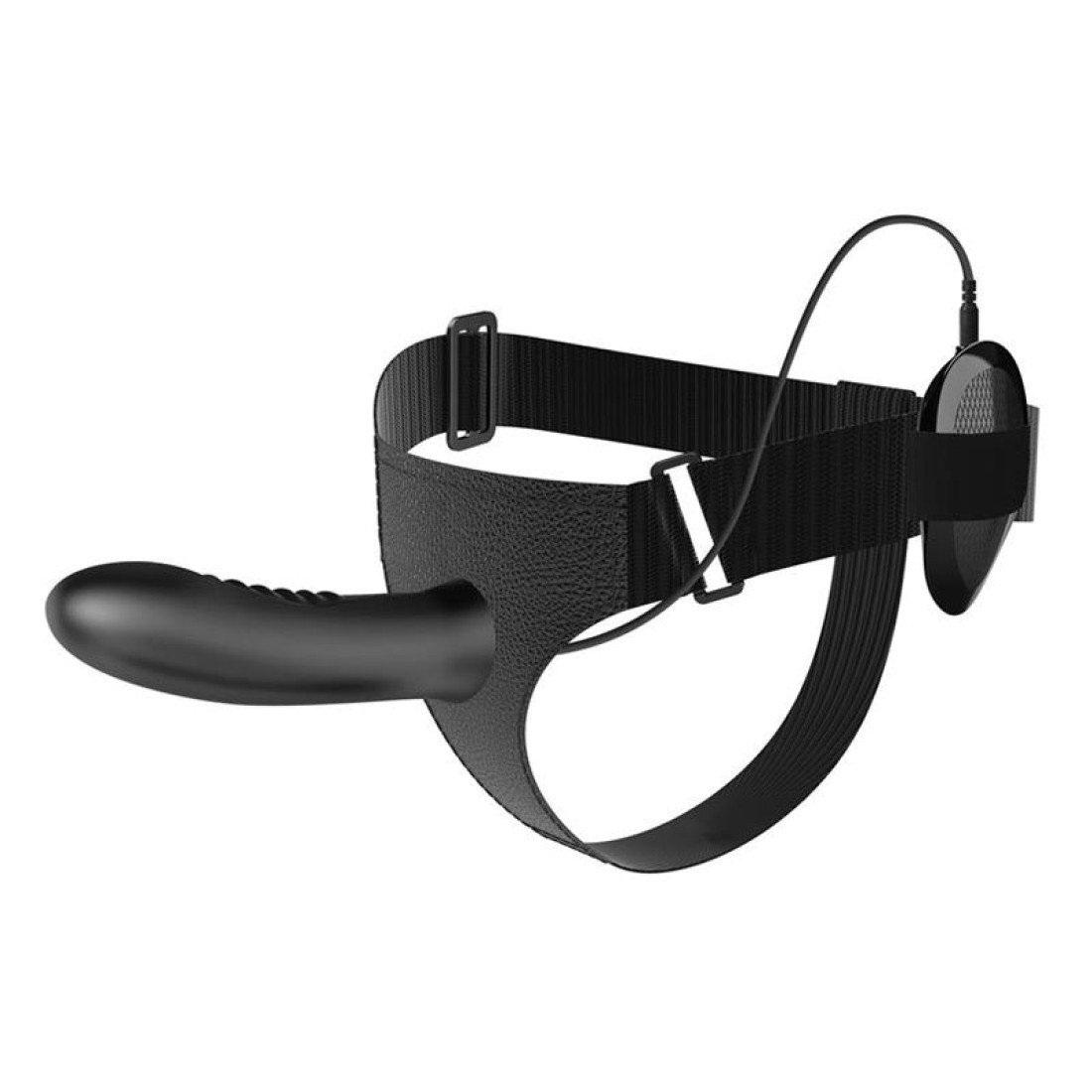 Vibruojantis tuščiaviduris strap-on dildo „Myron“ - Pretty Love