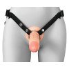 Tuščiaviduris strap-on dildo „7 Inch Silicone Hollow Strap-on“ - Pipedream