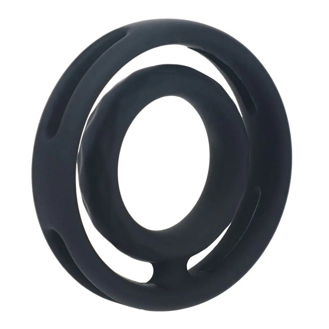 Penio ir sėklidžių žiedas „Classic Grooved Cock & Ball Ring“ - Shots Toys