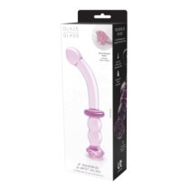 Stiklinis G taško dildo „Glaze Rosebud G-Spot Dildo“ - Dream Toys