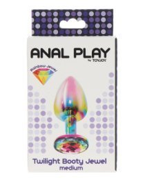 Vidutinis analinis kaištis „Twilight Booty Jewel“ - ToyJoy