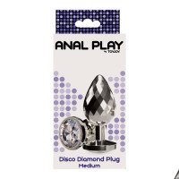 Vidutinis analinis kaištis „Disco Diamond Plug“ - ToyJoy