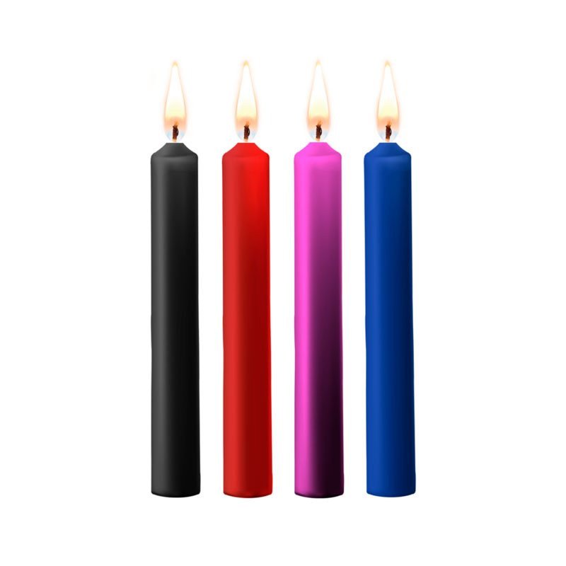 Žvakių rinkinys „Teasing Wax Candles“, 4 vnt. - Ouch!