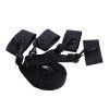 Suvaržymo sistema lovai „Nylon Velcro Bed Bondage Restraints“ - Latetobed